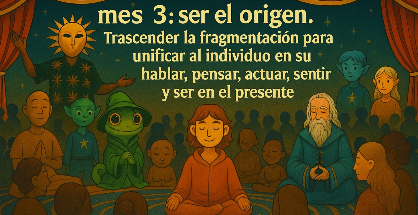 mes 3: ser el origen. trascender la fragmentación