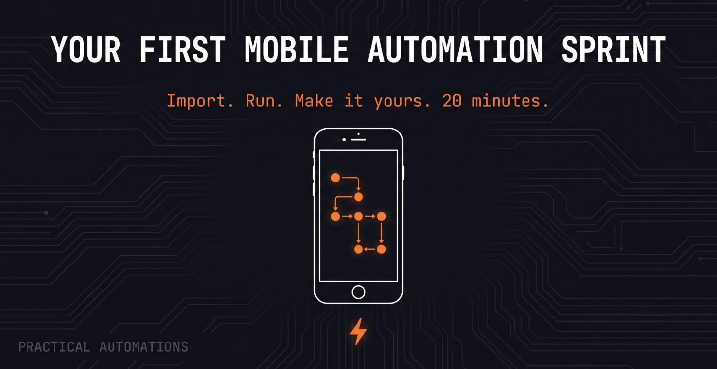 Tech: Your First Mobile Automation in 15 minutes