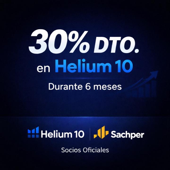 🚀 30% de descuento en Helium 10 durante 6 meses