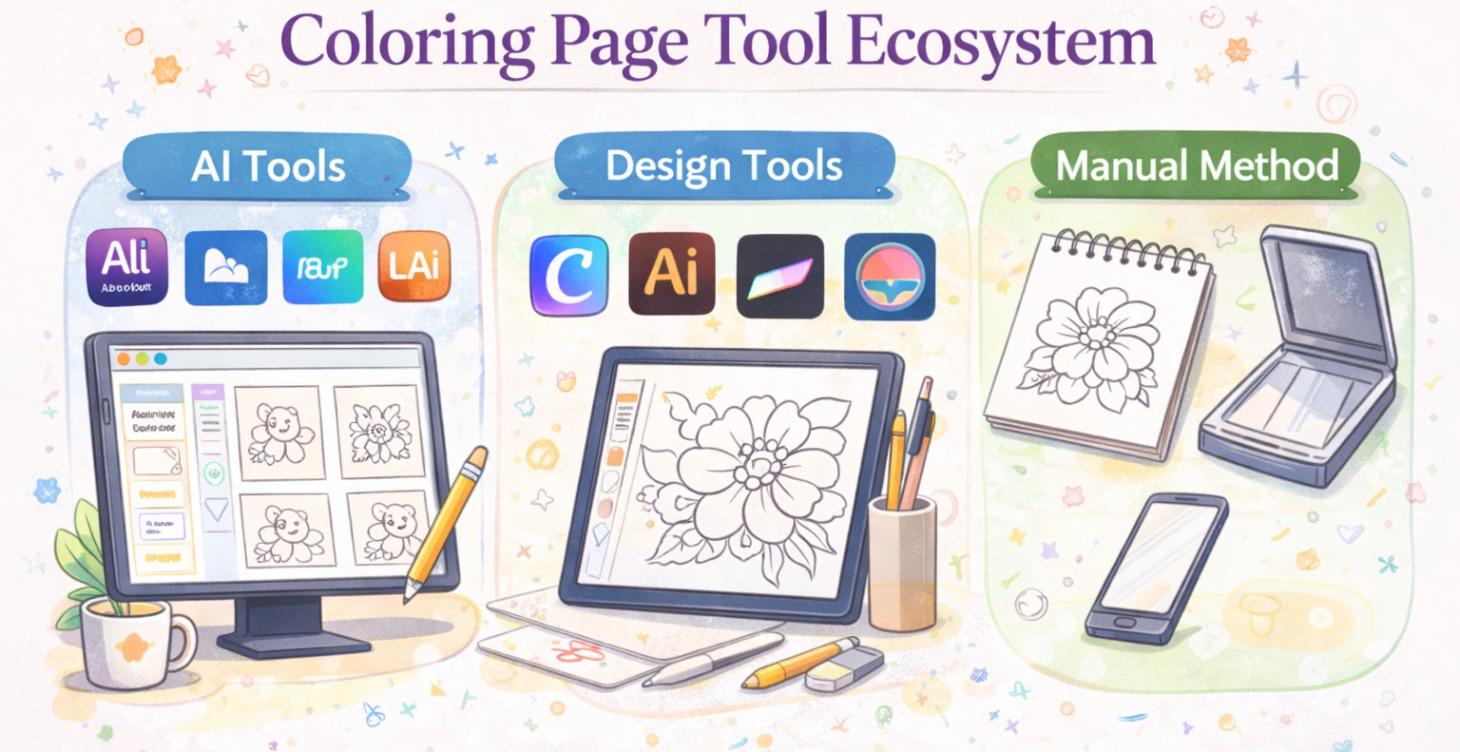Tools for Creating Coloring Pages