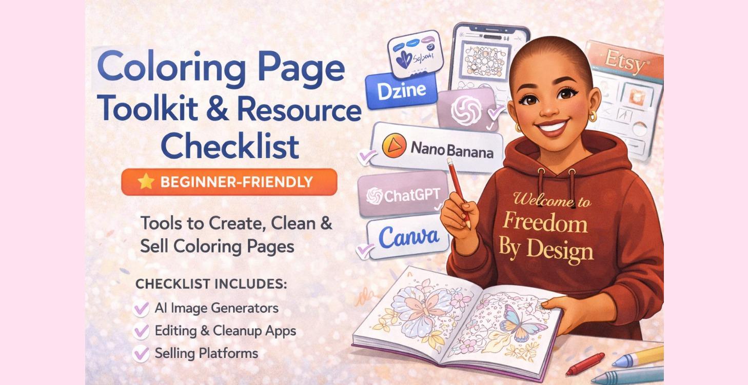 Coloring Page Creator Toolkit Checklist