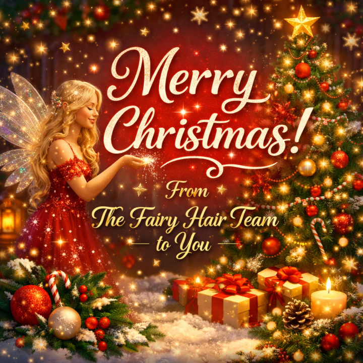 🎄✨ Merry Christmas from The Fairy Hair® Team to You ✨🎄 🎁 