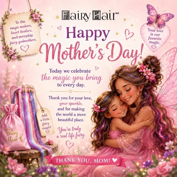 ✨🧚‍♀️ A Little Mother’s Day Magic From Fairy Hair® 🧚‍♀️✨