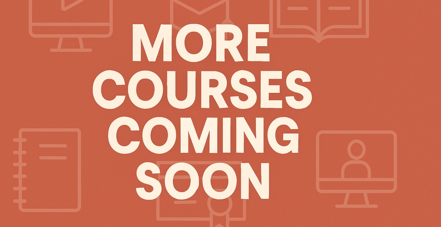 Lot of courses coming soon !!!!
