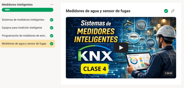 Nuevo curso de Sistemas de medición KNX