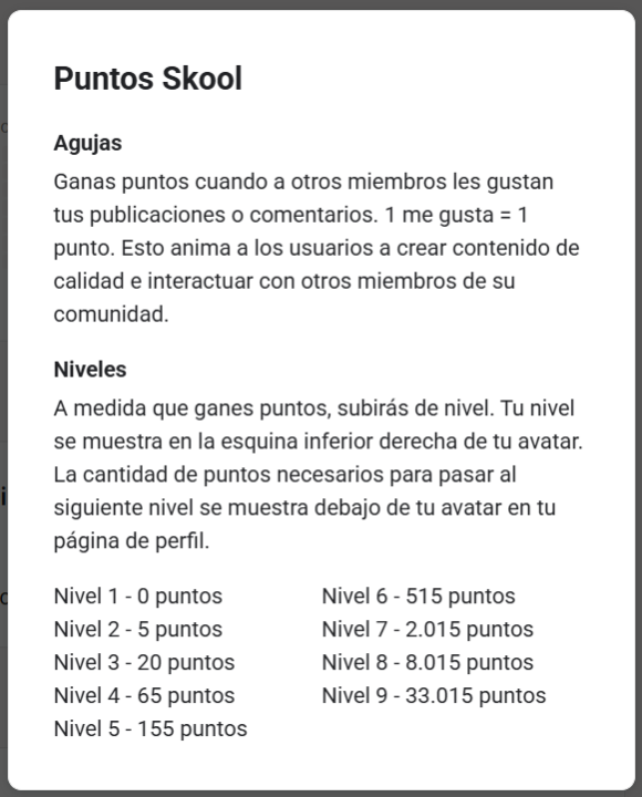 Gana puntos en skool