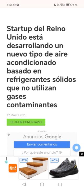 Nuevo Tipo de Aire Acondicionado