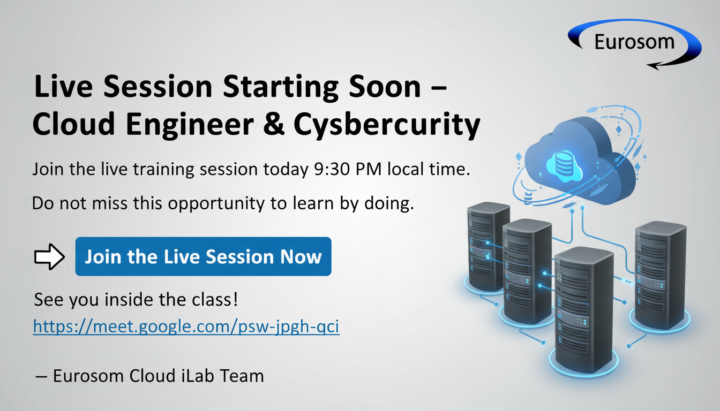 Live Session Starting Soon – Cloud Engineer & Cybersecurity.