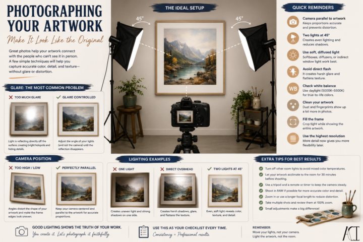 Photographing Your Artwork: Make It Look Like the Original