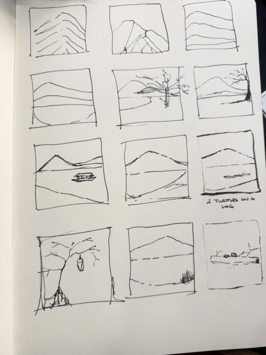 Thumbnails ✏️ (aka… thinking on paper)