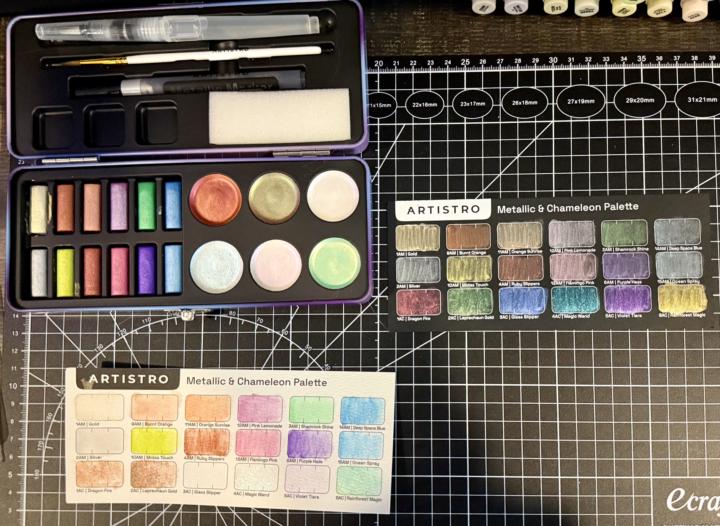ARTISTRO Metallic & Chameleon Palette