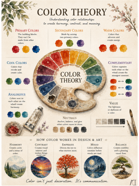 Color Theory and Color Psychology Basics~ 
