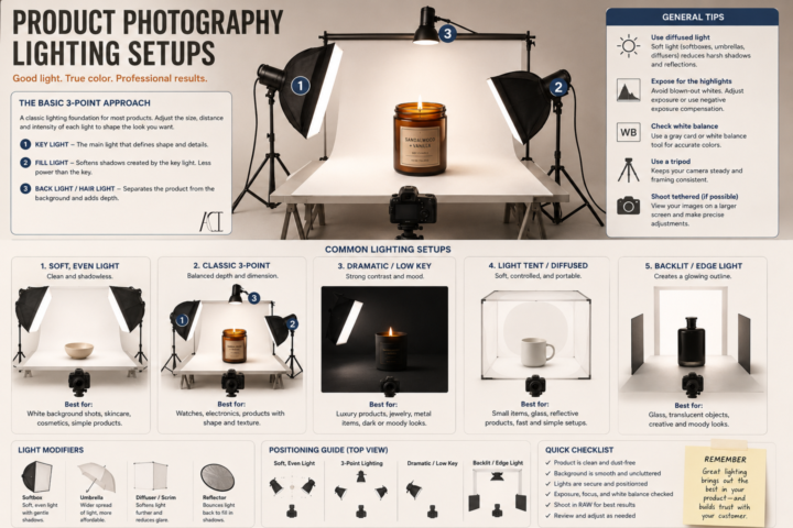 Product Photography Lighting and Set Up
