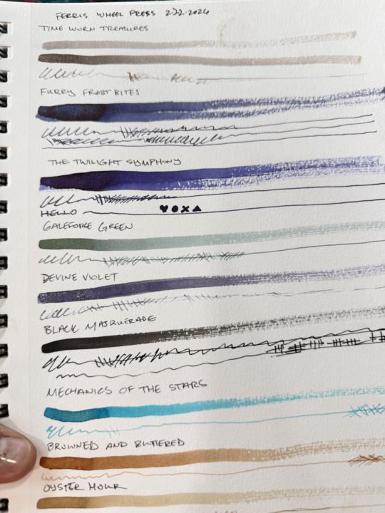 Ferris Wheel Press Swatches~ 