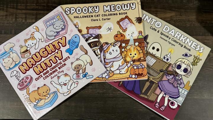 The cute coloring books came in 🎉