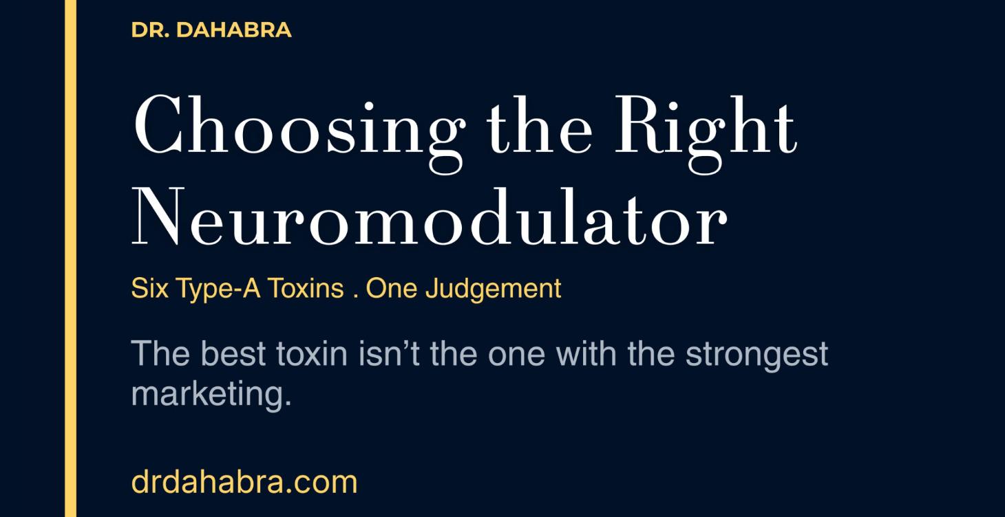 Choosing the Right Neuromodulator