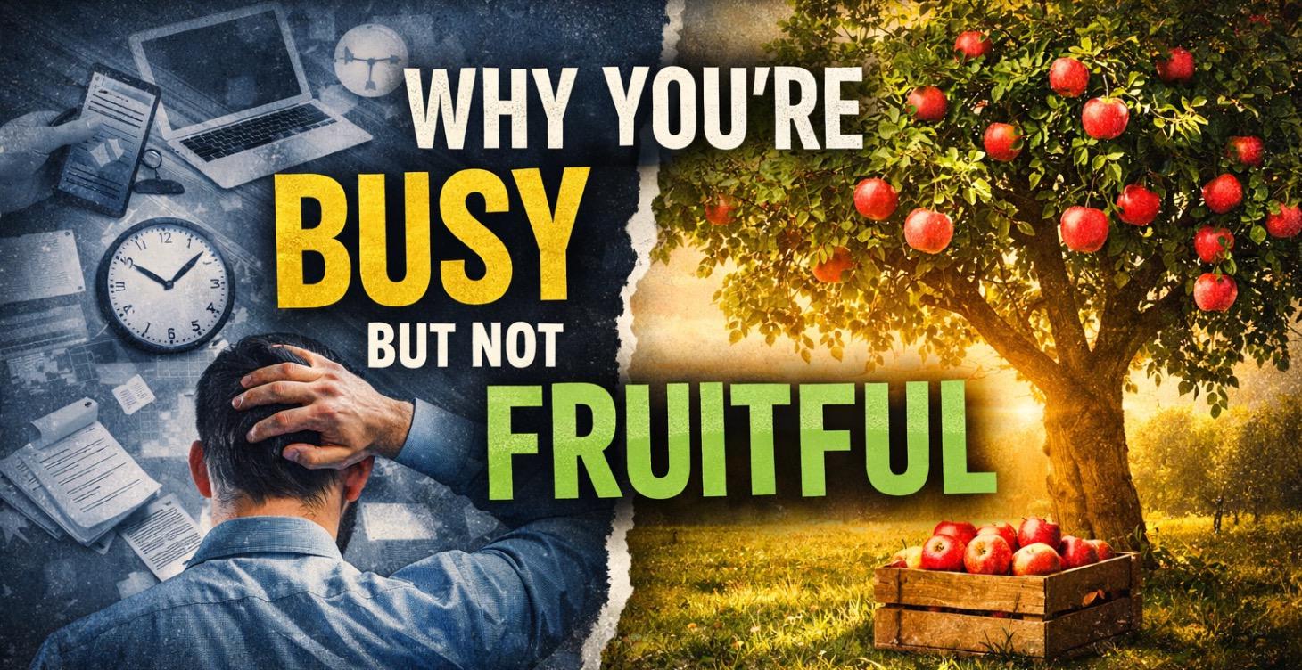 WHY YOU'RE "BUSY" BUT NOT FRUITFUL