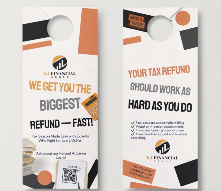 How to Turn Door Hangers Into a Tax Season Marketing Machine