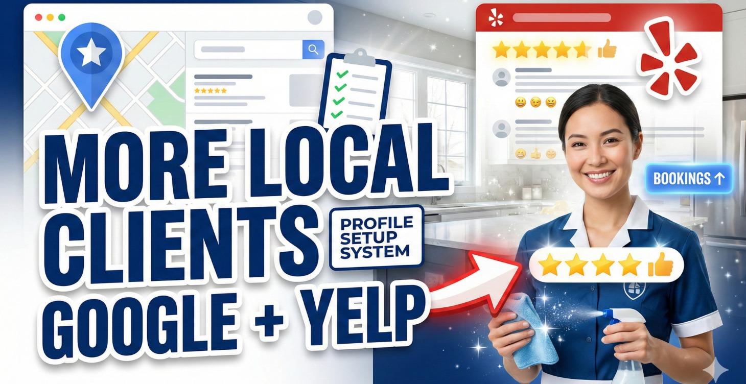 Google-Yelp Profile Setup System (House Cleaners)