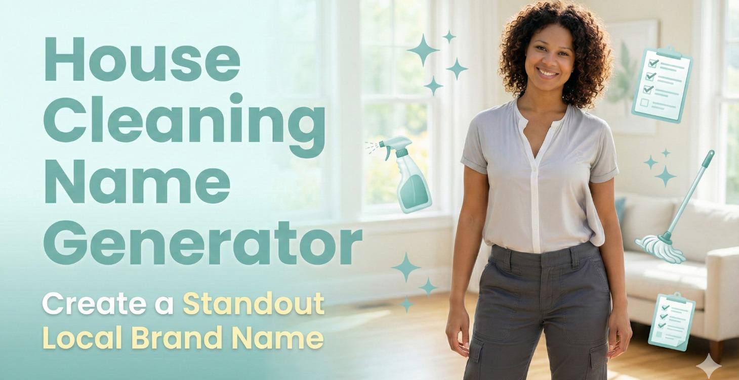 Sparkling Name Studio: House Cleaning Edition