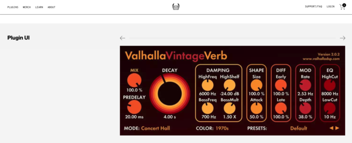 great reverb (one of the most versatile) 