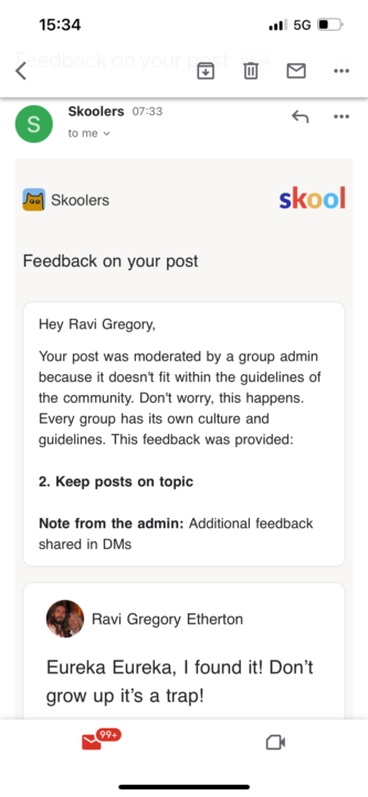 Holy crap, I posted my Goosify post in Skoolers, yikes! Don't grow up... It's a trap!