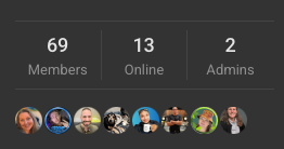 69 Members!  Whoop!!