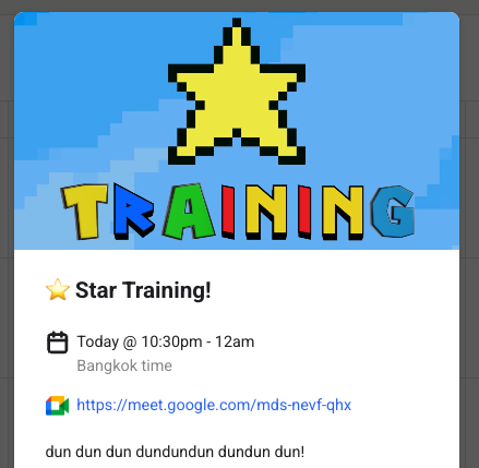Who is coming to Super star training!! 