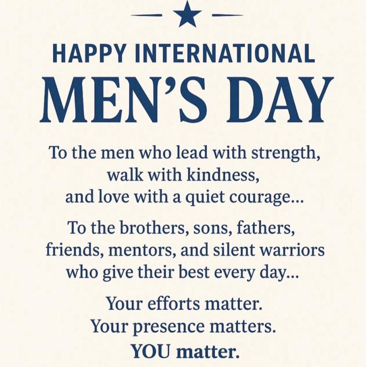 International Men's Day💙