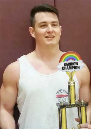 congrats to my 🌈 rainbow man 🌈