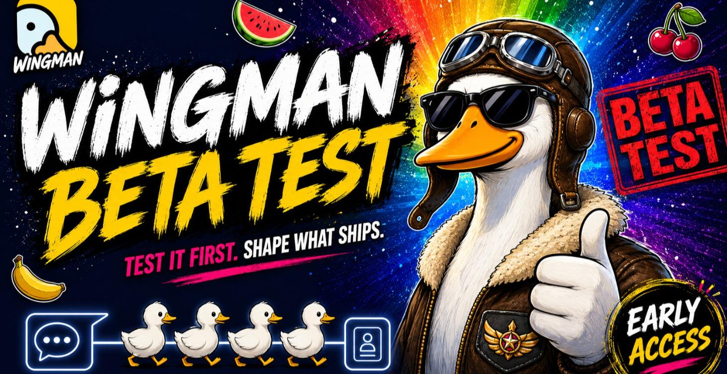 Wingman Beta Test 🌈🌈