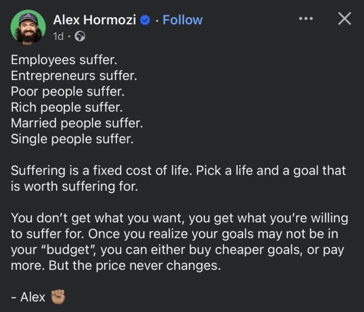 Alex Hormozi said…