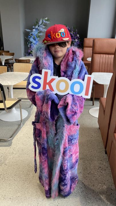 Guess who he wants to be when he grows up? 