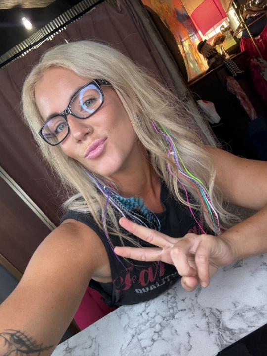 Feathers in my hair feeling like a new person 