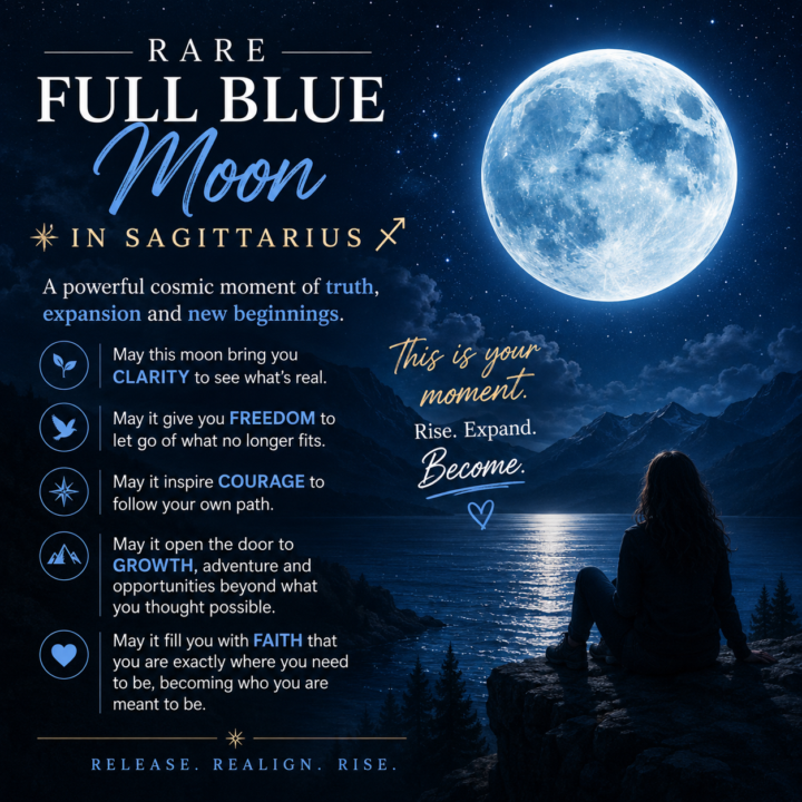 Rare Full Blue Moon tonight 🌕
