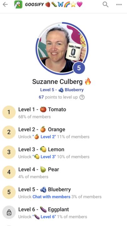 67 till I reach the eggplant!  