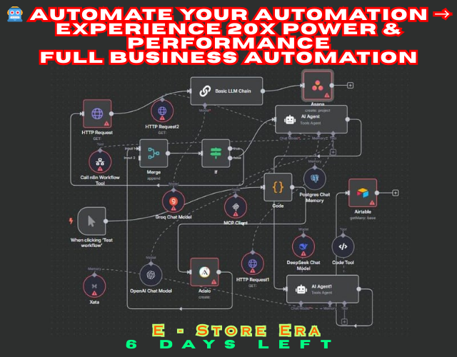 Experience 20x business power with automation
