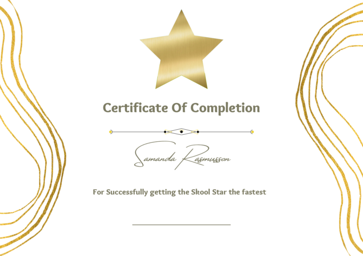 Today I recieved 3 certificates!