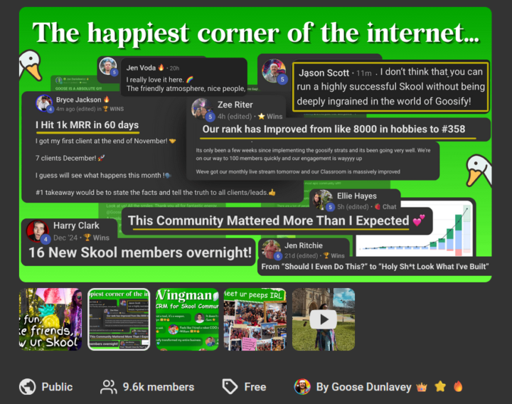 LFG We made the Testimonial Spot!!!