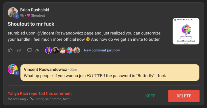 🍋 Causing in-fighting
