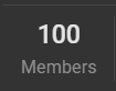 WE HIT 100 MEMBERS!!! 🎉🔥