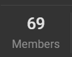 69 members. 👀