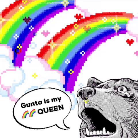 #GetGunta2HerDoubleRainbow
