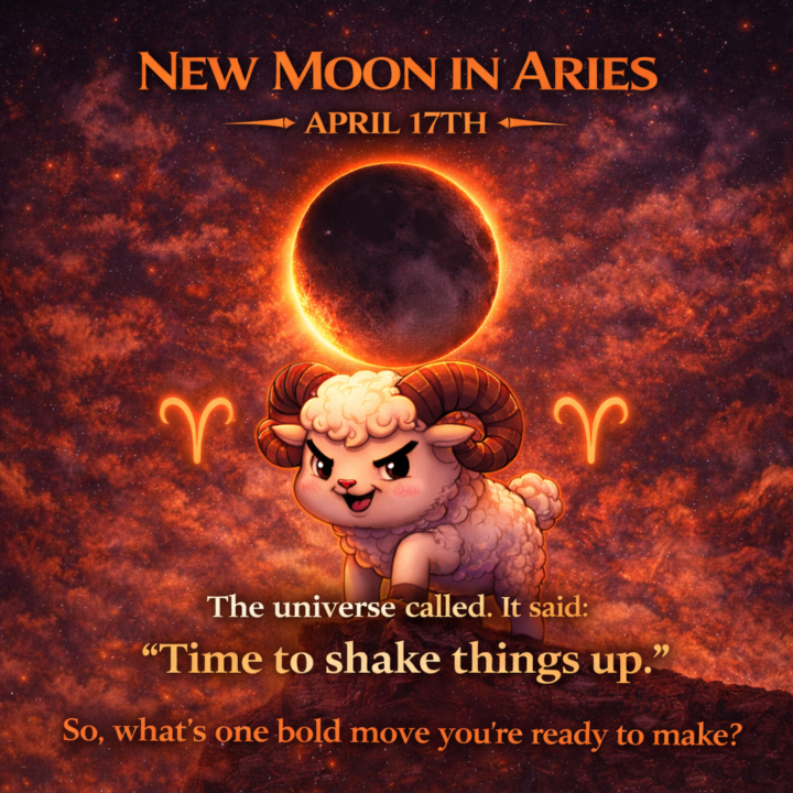 New Moon in Aries ♈️🌚😎