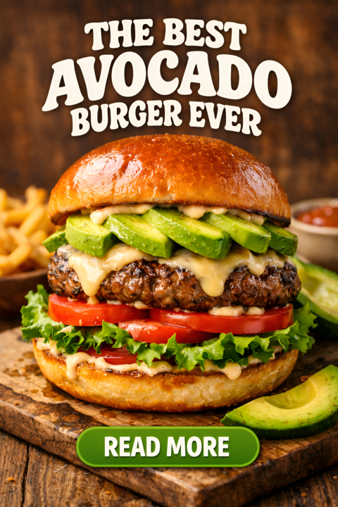 🥑🍔 The Best Avocado Burger Ever (You’ll Want This Every Week)