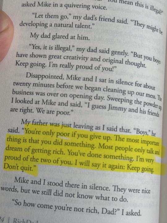 📌 "Most Important Thing Is That You Did Something"