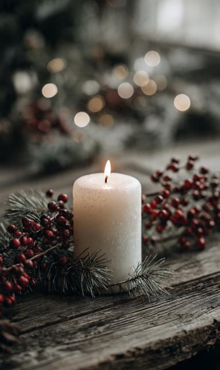 Lighting a candle…