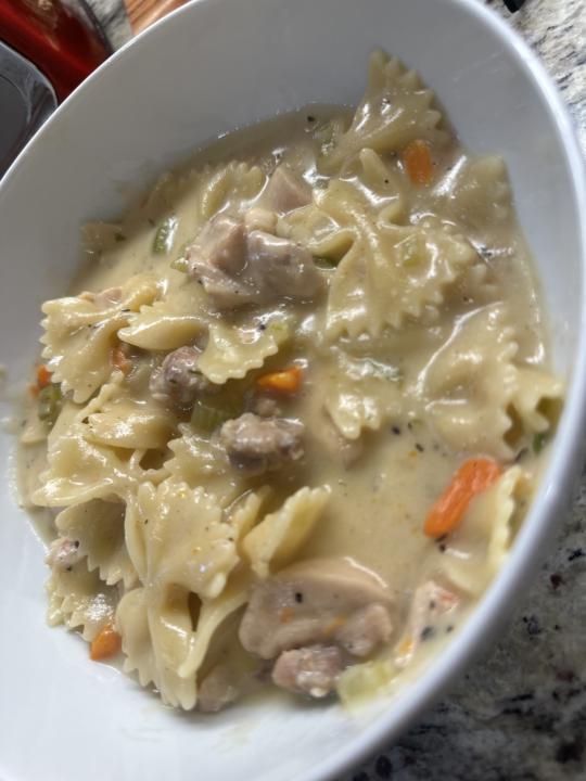 Creamy Chicken Noodle Soup 🍗 