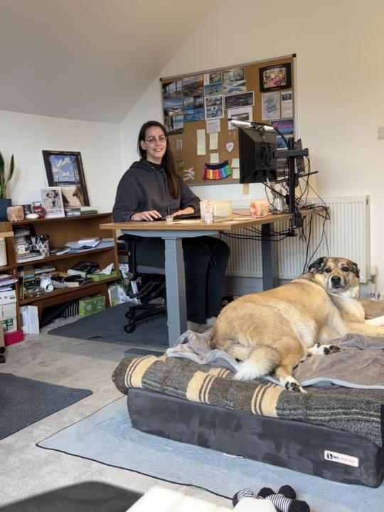 Anyone else have a furry supervisor?