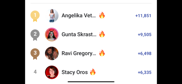 I love the 30 day leaderboard right now